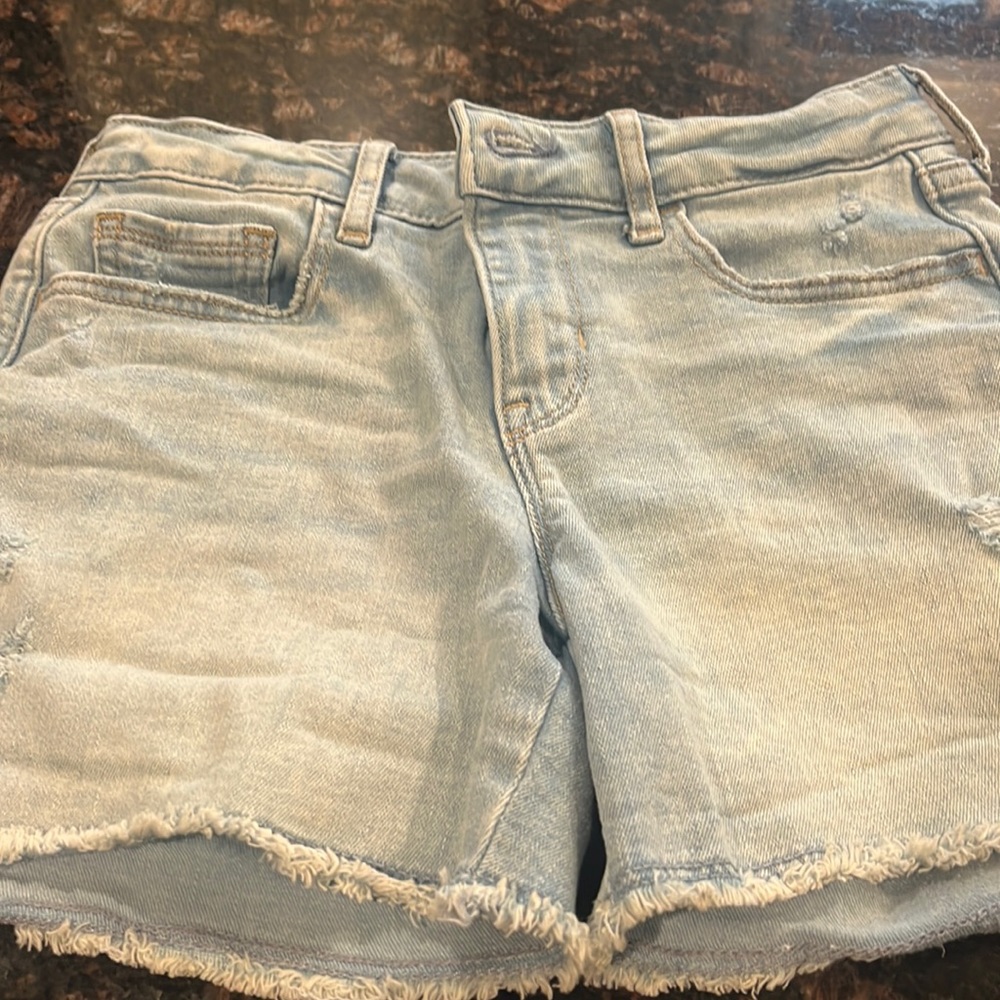 2 pairs of Gap girls Jean shorts size 12